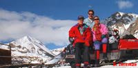 Brad, Cindy & Laura at SR120 Snow Line